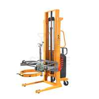 SYNGE Fabricant Vente en gros 500kg Capacité de charge Petit chariot en acier Tambour Transpalette Tambour d'huile électrique Gerbeurs