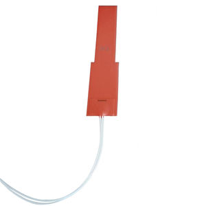 Chauffage à bande en caoutchouc de silicone flexible personnalisé, élément chauffant industriel, haute efficacité, contrôle de la température de haute précision pour - Product Image 3