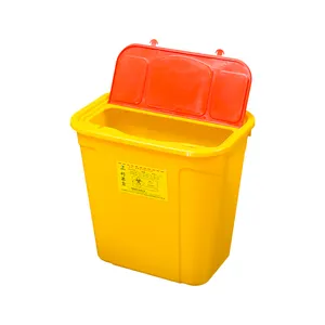 Contenitore per smaltimento medico affilato scatola affilata per rifiuti a rischio biologico quadrato