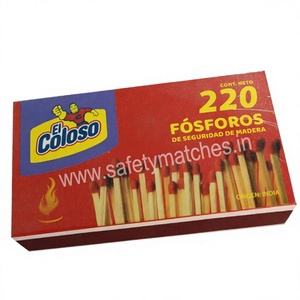 กล่องไม้ขีดไฟพรีเมียม ขนาด 71x53x25 มม. สำหรับจุดไฟ เทียน ทำอาหาร ใช้กลางแจ้ง # 100 ฟิลส์ - Product Image 1