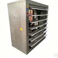 Nouveau type de ventilateur d'extraction centrifuge à pression négative pour ferme avicole, ventilation industrielle, serre, en acier galvanisé, à entraînement direct