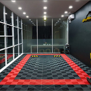 <span class=keywords><strong>Dalle</strong></span> de <span class=keywords><strong>sol</strong></span> pour <span class=keywords><strong>garage</strong></span>, atelier de lavage de voitures, carrelage de <span class=keywords><strong>garage</strong></span> à emboîtement en PP, pont 40*40*1.8cm, antidérapant pour magasin de détail de voitures - Product Image 4