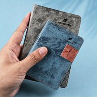 Carnet de poche A6 A7, 100 feuilles, couverture rigide en PU changeant de couleur, avec boucle pour stylo, gravure de logo personnalisée, bloc-notes de voyage portable