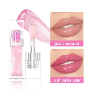 סיטונאי שינוי חם שמן שפתיים לחות צבע קל נון-סטיק גביע שינוי צבע שפתיים גלייז
