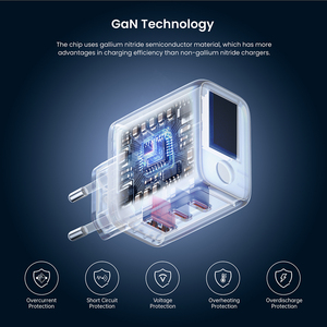 <span class=keywords><strong>Chargeur</strong></span> USB-C Tommox <span class=keywords><strong>65W</strong></span> GaN avec affichage, prise EU KR UK AU, <span class=keywords><strong>chargeur</strong></span> rapide pour iPad, Macbook, iPhone, Samsung, chargeurs de type C - Product Image 5
