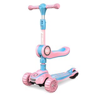 FBRJ118 Scooter de Plástico Unisex para Niños de 2 a 4 Años, Juguete Montable con Batería, Coche de Juguete para Niños Gorditos - Product Image 1