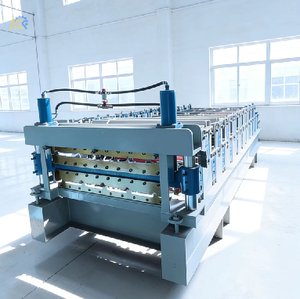 Macchina per Formatura Lamiere in Acciaio HuaKun con Motore a Ingranaggi e Controllo Automatico per Produzione di Lamiere Ondulate a Uno/Due/Tre Strati - Product Image 4