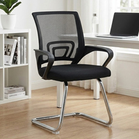 Échantillon Gratuit Chaise de Bureau Exécutive en Maille à Dossier Mi-haut 250 kg pour Visiteurs, Fabricant Chinois, pour Formation, Tâches et Réunions