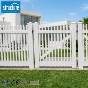 Recinzione Decorativa in PVC, Materiale Plastico per Pannelli di Recinzione da Giardino, Ringhiera Tellis - Product Image 1