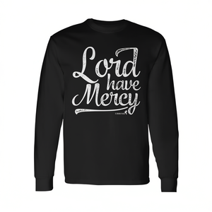 Camiseta de manga larga Lord Have Mercy con diseño cristiano premium - Product Image 2