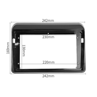 Autoradio Carénage pour SUZUKI ERTIGA 2018 Stéréo GPS Lecteur DVD Installer Entourage Panneau Garniture Plaque Frontale Dash Mount kit Cadre Lunette