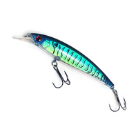Vente en gros transfrontalière de leurres de pêche bioniques 5g/13.4g, leurres artificiels flottants en plastique ABS rigide avec feuille holographique, type Minnow