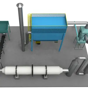 Fass Trocknungsmaschine Holzsägemehl Rotationstrommel Trocknungsausrüstung