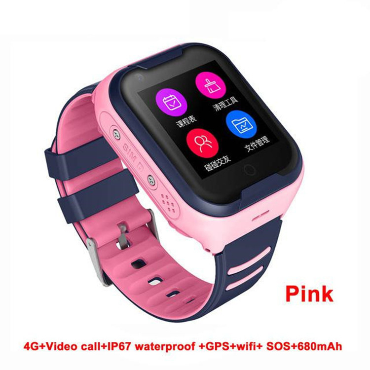 A36E Traqueur de 4G Caméra À Distance GPS WI-FI IP67 Étanche Montre Intelligente SOS Appel Vidéo