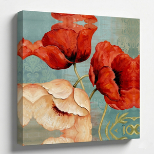 Quadro Decorativo Grande con Stampa HD di Fiori su Tela con Cornice Interna, Dipinto <span class=keywords><strong>a</strong></span> Mano, Arte Murale Testurizzata - Product Image 6