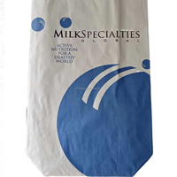 Sac en papier à fond carré Quad Seal à fond unique Offre Spéciale Conception unique pour l'emballage de poudre de lait en poudre Logo personnalisé inclus