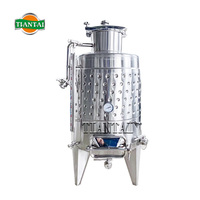 Équipement de fabrication de vin en acier inoxydable 600L, cuve de fermentation pour cave à vin