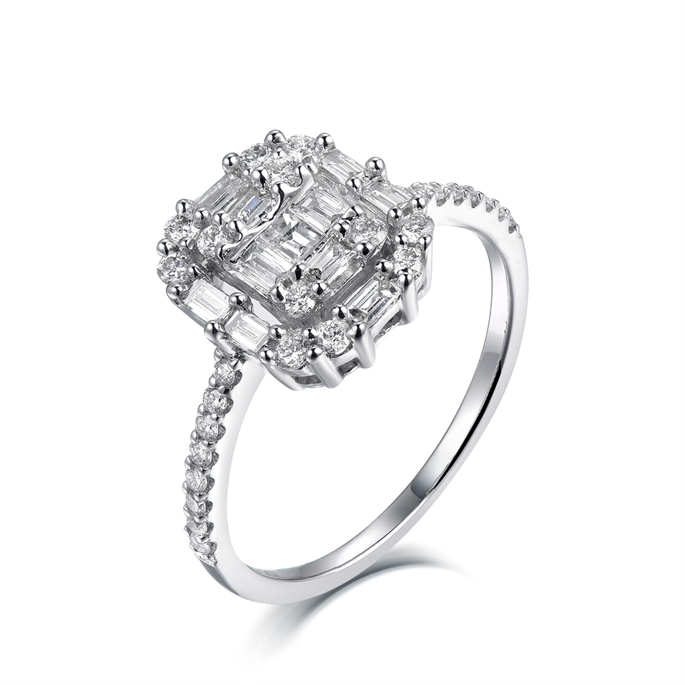 9K white gold/yellow gold/rose gold