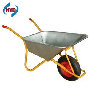 <span class=keywords><strong>Brouette</strong></span> <span class=keywords><strong>de</strong></span> construction en métal robuste 200kg capacité <span class=keywords><strong>de</strong></span> charge 5CBF sable 75L capacité d'eau pour l'utilisation <span class=keywords><strong>de</strong></span> béton agricole <span class=keywords><strong>de</strong></span> <span class=keywords><strong>jardin</strong></span> - Product Image 4