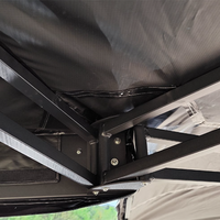 Auvent latéral de voiture résistant aux intempéries à 270 degrés avec protection UV 50+ et tissu hydrofuge