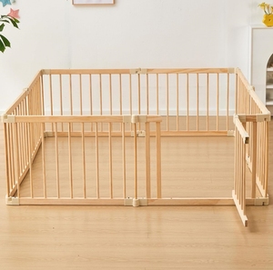 Clôture <span class=keywords><strong>de</strong></span> sécurité pour enfants personnalisable en gros, parc pour bébés pliable en bois massif, parc extensible pour bébés, crèche à domicile, sécurité pour bébés - Product Image 3