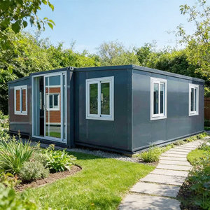 บ้านคอนเทนเนอร์แบบขยายได้สองปีกขนาด 40 ฟุต บนฟาร์ม พร้อมห้องนอนด้านข้าง ห้องซักรีด ทำจากตู้คอนเทนเนอร์ขนส่ง - Product Image 3