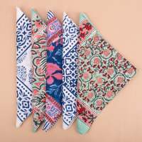 Bandanas unisexes en coton, foulard ou bandeau bohème écologique, accessoire imprimé bohème fait main, turban unisexe