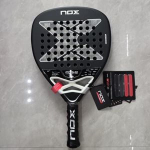 Nuevo producto 2026, raqueta de pádel <span class=keywords><strong>NOX</strong></span>, personalización de fábrica, raqueta de pádel OEM, raquetas de pádel de fibra de carbono 18k12k, bolsa para raqueta deportiva de exterior - Product Image 1
