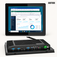 Panel PC Industrial Todo en Uno Sin Ventilador de 12.1/13.3/15/15.6/21.5 Pulgadas, Computadora Táctil, OEM ODM, IoT, Gateway de Computación de Borde