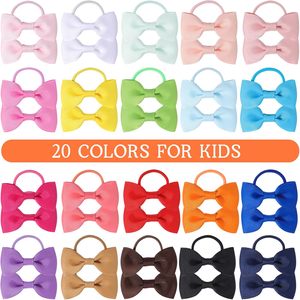 Choicbaby 40 Pezzi Multicolore Eleganti Fiocchi per Capelli da Bambina, Elastici per Capelli, Fasce Elastiche, Fermacoda, Elastici in Gomma, Confezione da 1 per Matrimoni - Product Image 2
