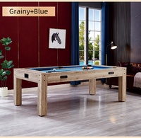 Table de billard multifonctionnelle en MDF 4-en-1, 8 pieds, avec plateau de salle à manger, vente en gros à faible MOQ