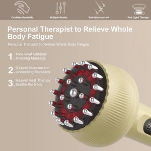 Nuevo Instrumento Eléctrico Recargable de Gua Sha, Masajeador Doméstico, Cepillo de Masaje para Meridianos, Herramienta de Masaje con Ventosas - Product Image 4