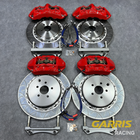 Upgrade GT6 6 Pot Big Front Brake Kit Caliper Set dengan Cakram Rem untuk Audi Mercedes-Benz BMW Porsche Volkswagen VW Toyota Lexus