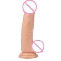 Gode coloré avec ventouse jouets érotiques gelée douce peau noire gode en plastique en caoutchouc super gros masturbateur Dong