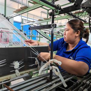 Bande élastique en sangle Jacquard avec boule à haute ouverture bandoulière lisse pour hommes vente en gros directe bricolage fabrication directe - Product Image 4