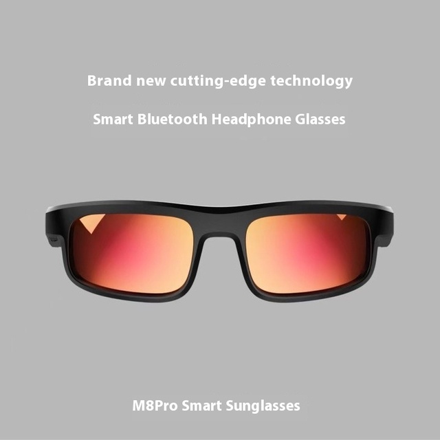 M8Pro Smart Bone Conduction Sunglasses Music Glasses Earphones for Driving Riding Making Calls for Outdoor Activities