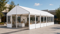 Tenda per Eventi con Struttura in Alluminio a Campata Libera per Mostre, Ricevimenti e Attività Commerciali