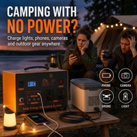 Station d'alimentation électrique polyvalente 500W 720Wh de conception experte, système solaire portable pour la maison, idéal pour la radioamateurie et le travail sur le terrain