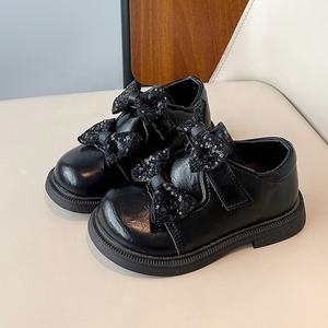 Zapatos de Cuero PU con Lazo Coreano para Niñas, Zapatos de Princesa con Lentejuelas para Primavera y Otoño 2026 - Product Image 4