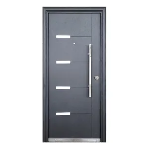 새로운 현대 이탈리아 디자인 핫 세일 금속 기타 전면 입구 문 저렴한 가격 외부 강철 보안 문