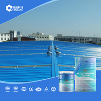 Peinture liquide de protection anticorrosion de qualité supérieure, vernis transparent, revêtement en résine fluorocarbonée, pinceau pour mur extérieur en acier