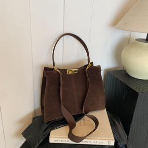 Retro suede women's <b>bag</b> 2026 new <b>large</b> capacity handbag armpit shoulder <b>crossbody</b> <b>bag</b> - Product Image 4