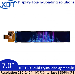 7 inch IPS TFT LCD module với mipi & RGB/LVDS giao diện 280x1424 Độ phân giải LED Backlight lưu trữ Board - Product Image 2