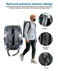 Langlebiger 23,8-Zoll 16:9 Tragbarer LCD Digitaler Rucksack-Bildschirm - Aufladbarer Video-Player für Bildung und Außenwerbung - Product Image 5