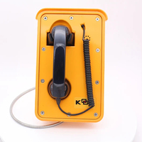 Téléphone tunnel industriel KNSP-10, IP66, étanche à la poussière, robuste, corps en alliage moulé sous pression, VoIP analogique, usage intensif