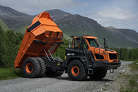 Camion à benne basculante DA45U de 40 tonnes de haute qualité nouveau camion minier diesel lourd avec roue motrice 4x4 direction à gauche norme d'émission Euro 5