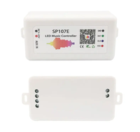 Contrôleur de bande LED SPI RGBIC BT avec synchronisation musicale, compatible WS2811 WS2812B, variateur de pixels LED intelligent pour la maison, certifié CE RoHS, contrôle par application