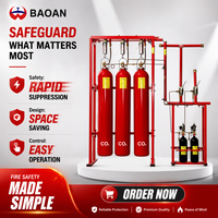 Vanne d'extincteur CE approuvée BAOAN 70L, raccord flexible en fonte et acier inoxydable pour la lutte contre les incendies sur navires marins