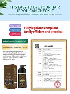 Shampoo Colorante per Capelli Neri Naturale OEM ODM per Capelli Grigi, Produzione Originale - Product Image 4