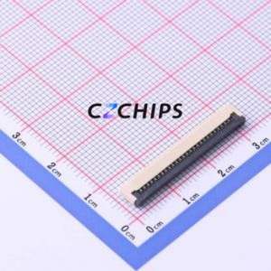 FPC-1.0FX-26PWBH20 FFC/FPC Connector SMD,P=1.0mm Connector Flip Cover Type Bottom Contact 26P 1mm - Product Image 1